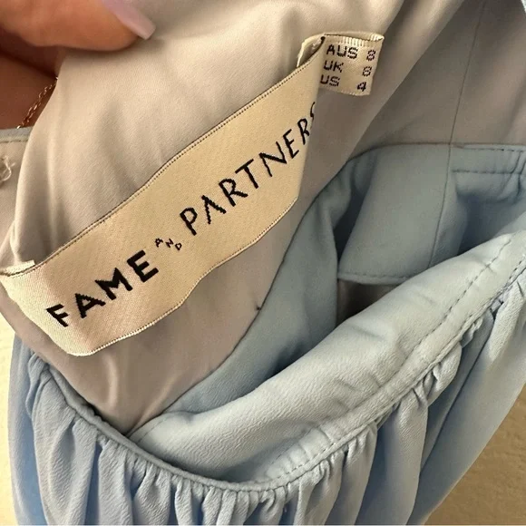 New Fame and Partners Alija Cut Out Maxi Gown Dress size 4 - Picture 8 of 9